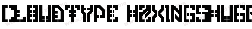 Cloudtype HZxingshuGB Regular字体转换
